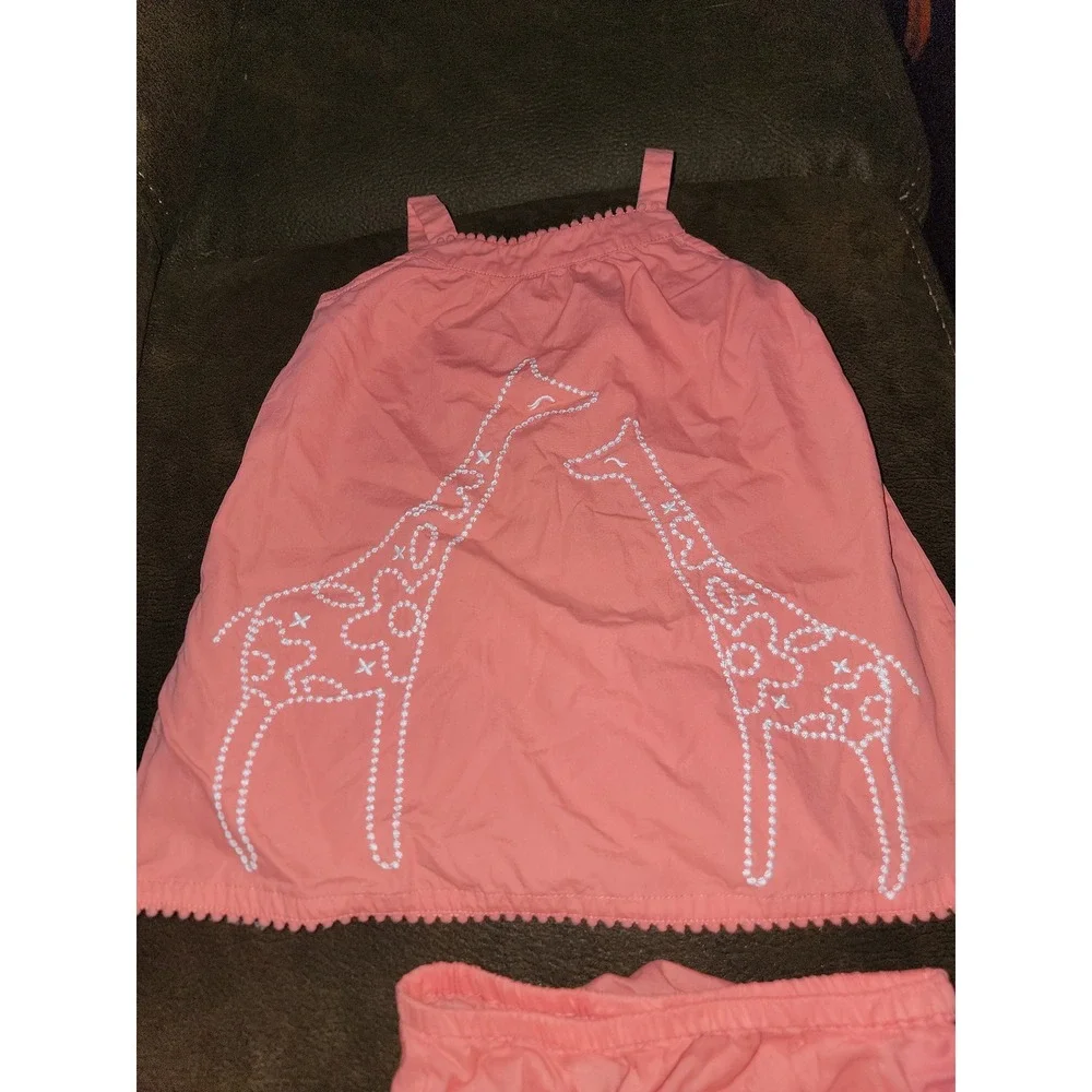 Gymboree sunny safari giraffe‎ dress size 12 18 months